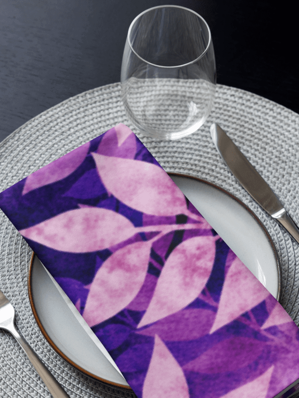 Purple Pink Napkins 4pcs product image (1)