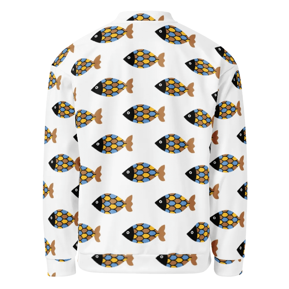 Geometric Mosaic All-Over Bomber Jacket product image (4)