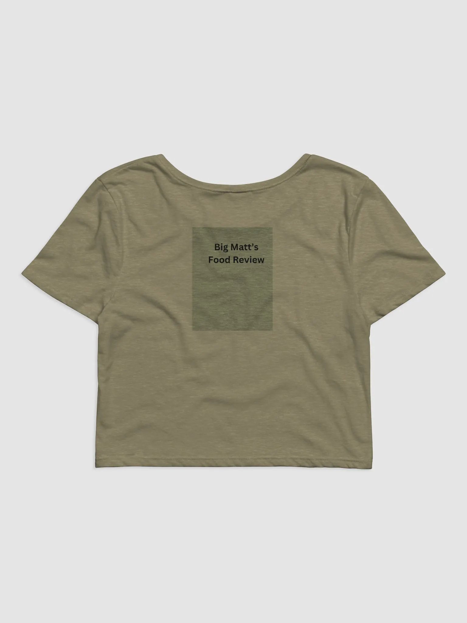 Big Matt's Food Reviews Women's Crop Tee product image (2)