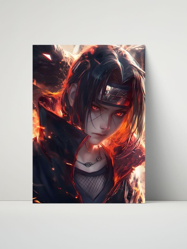 Naruto – Itachi Crimson Requiem – 8x10 Metal Print product image (1)