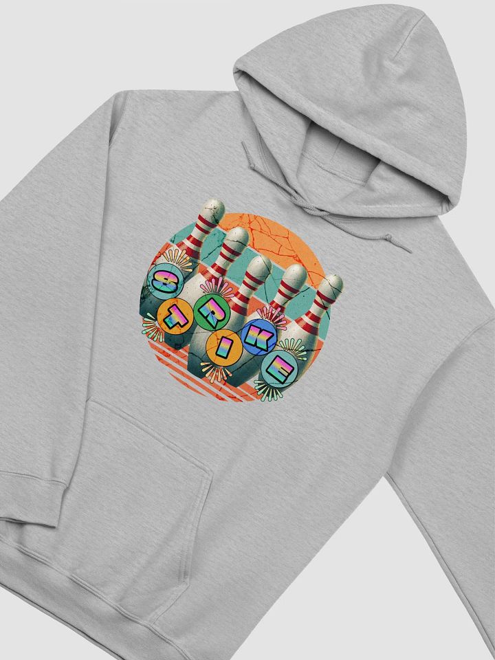 Bowling Pins Strike Retro Hoodie product image (22)
