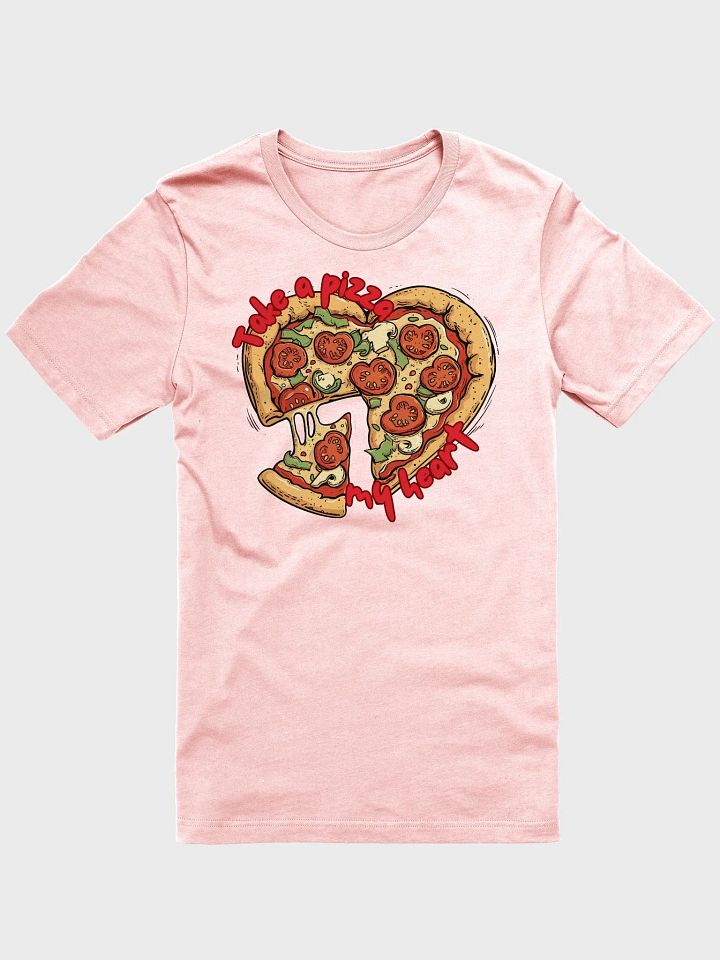 Take A Pizza My Heart Funny T-Shirt, Unisex Graphic Tee, Pizza Lovers Gift, Casual Foodie Apparel, Valentine's Day Shirt product image (25)