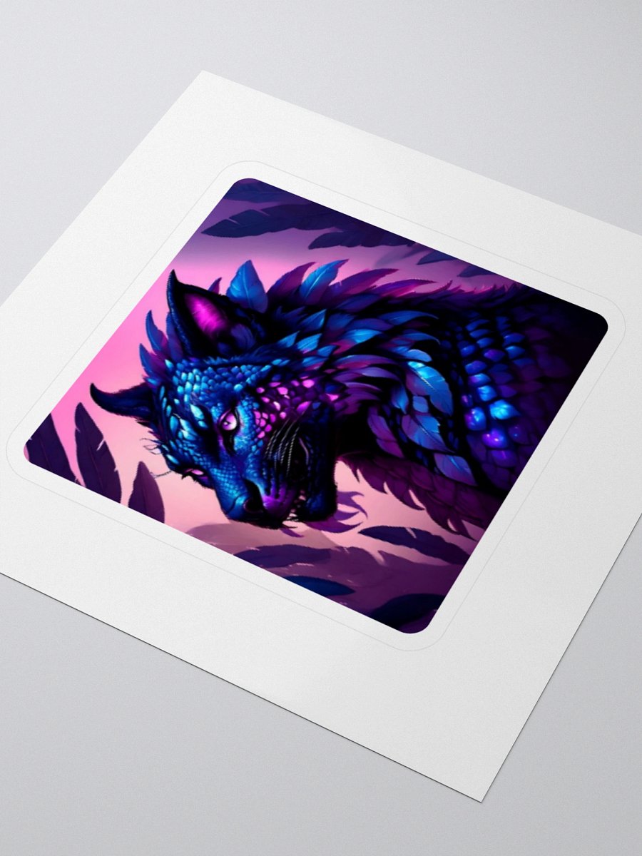 Iridescent Big Cat Kiss Cut Stickers product image (3)