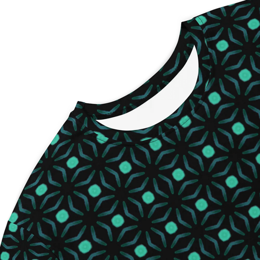 Abstract Repeating Values T Shirt Dress product image (7)