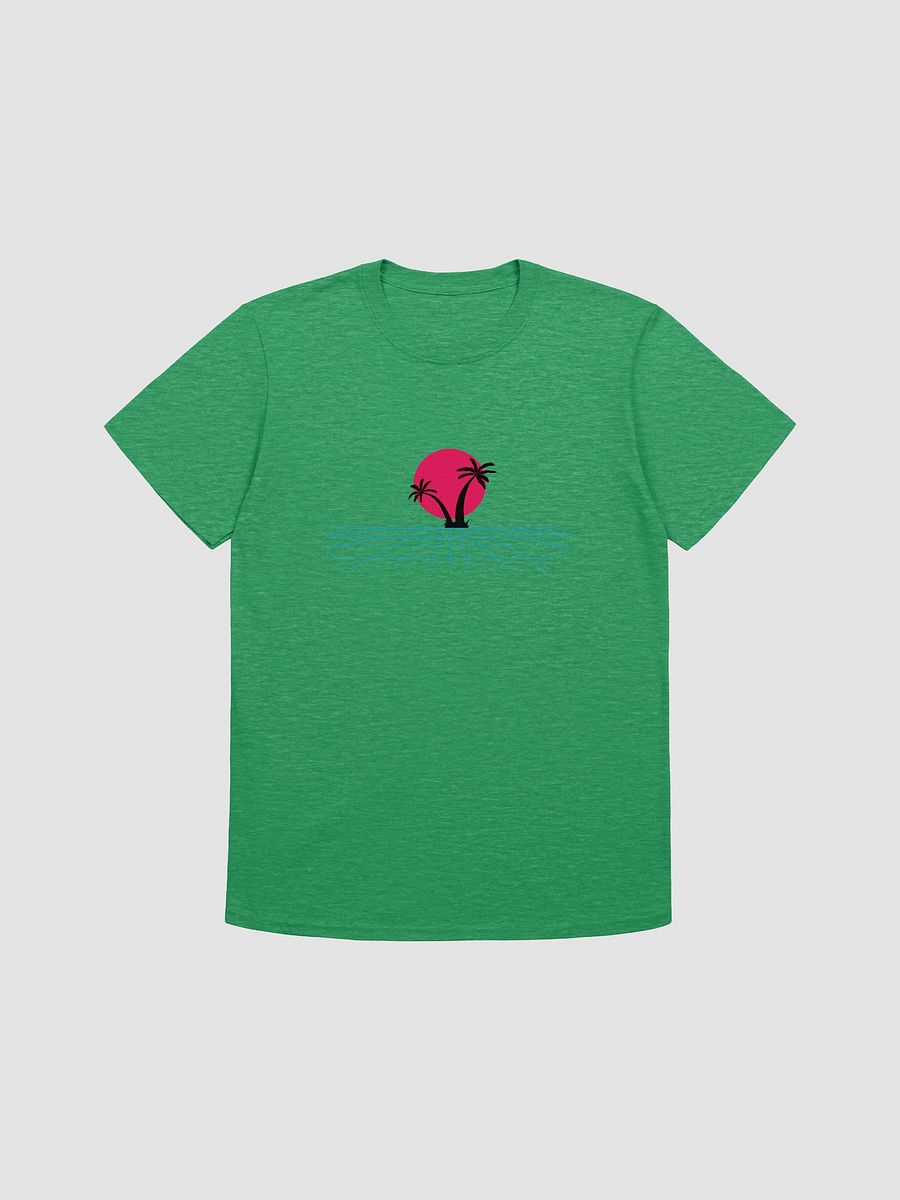 Retro Sunset Palm Unisex T-Shirt product image (1)