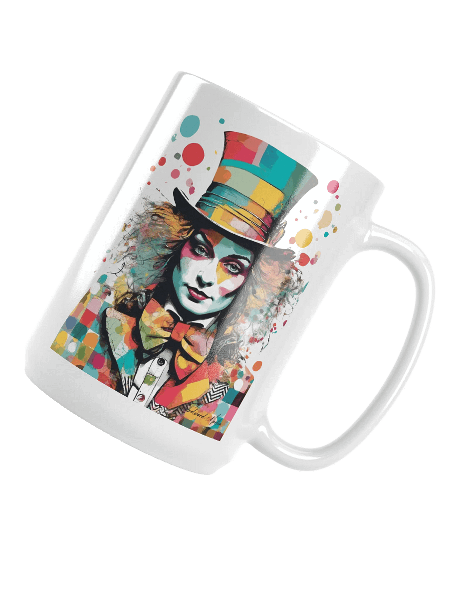 Mad Hatter:Vibrant Collage Portrait : Elegance Mug product image (4)