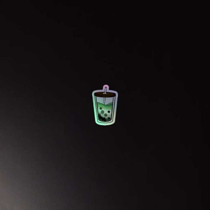 Boba Aro Bliss Holographic Sticker Set product image (1)