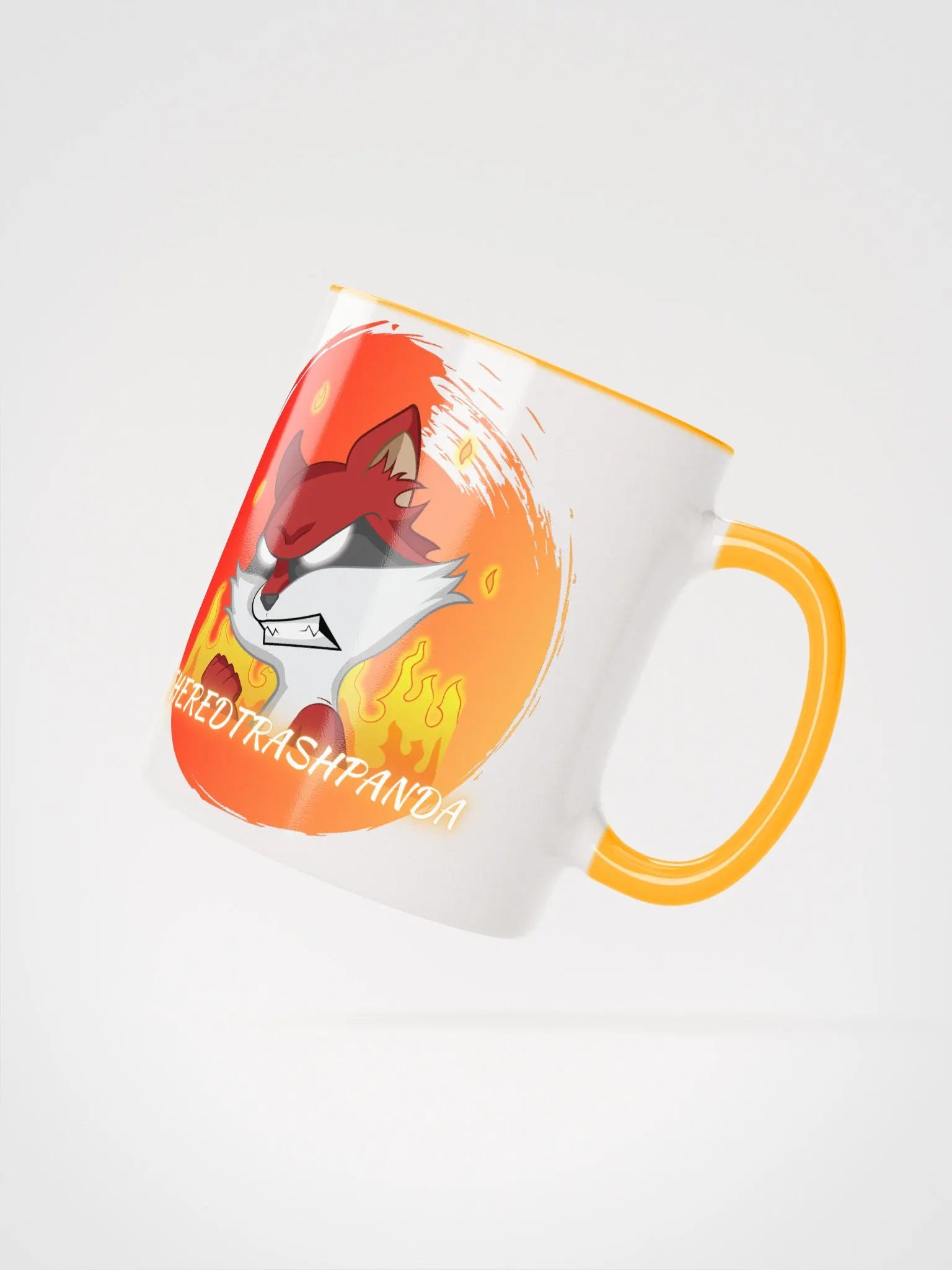 Raging Red Trash Panda Ceramic Mug product image (5)