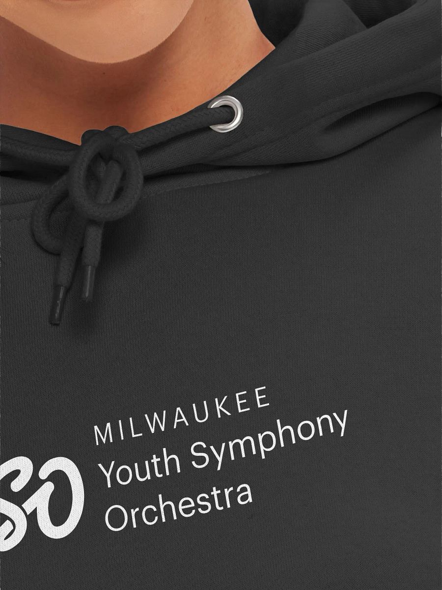 MYSO Black Hoodie with White Full Logo product image (7)
