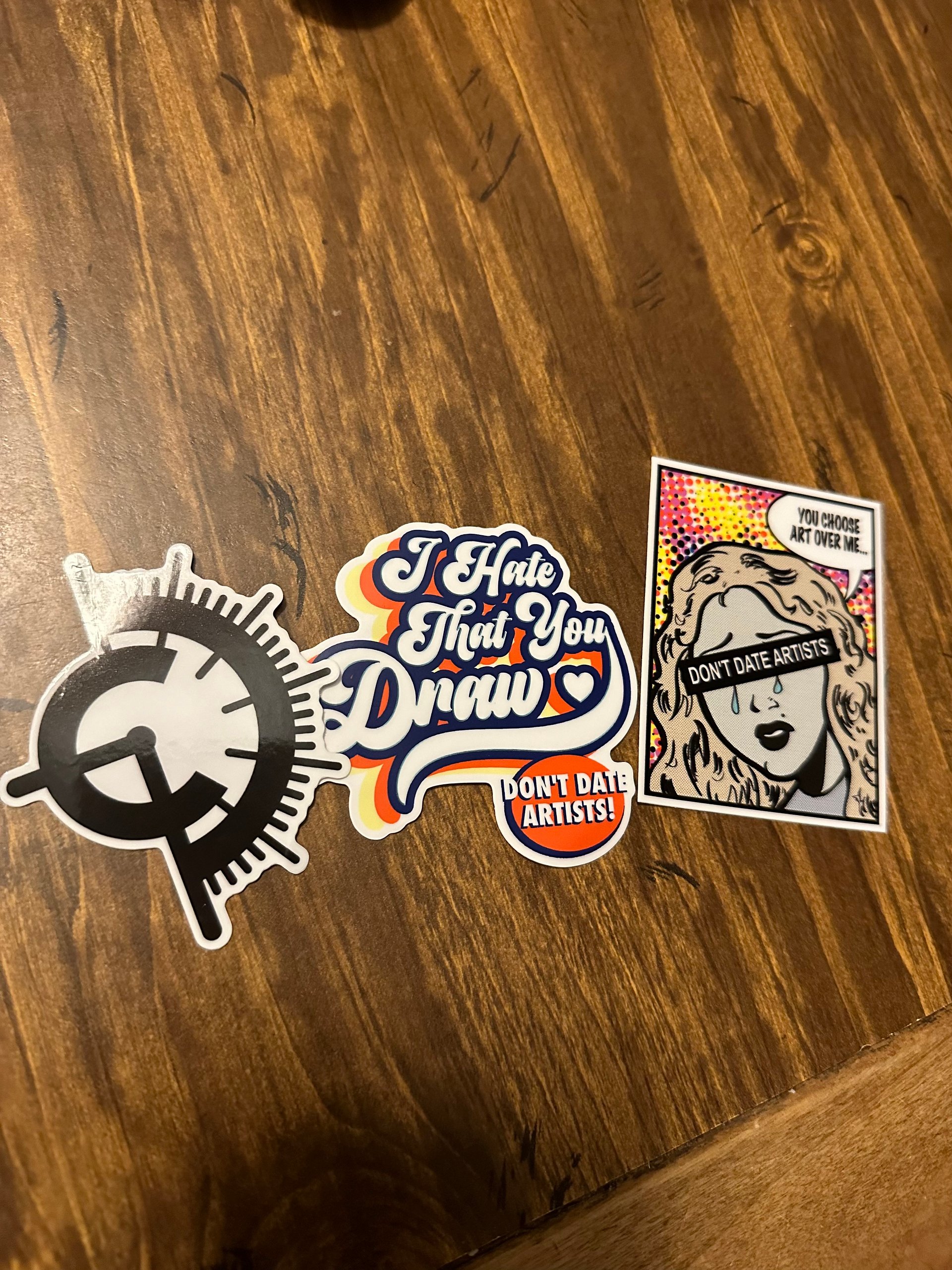 Don't Date Artists Sticker Set product image (1)