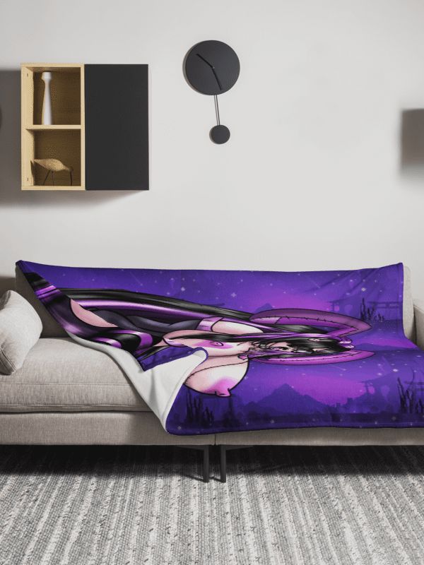 💜 GothManiac Sexy Blanket- 🐰Art By SinCityAlley💜 product image (3)