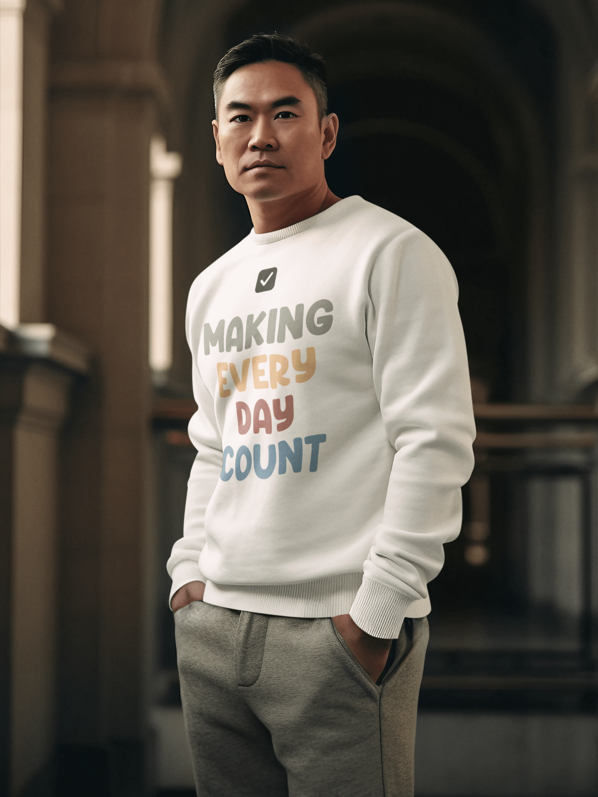 GOALS SQUAD Premium Crewneck Sweatshirt product image (2)