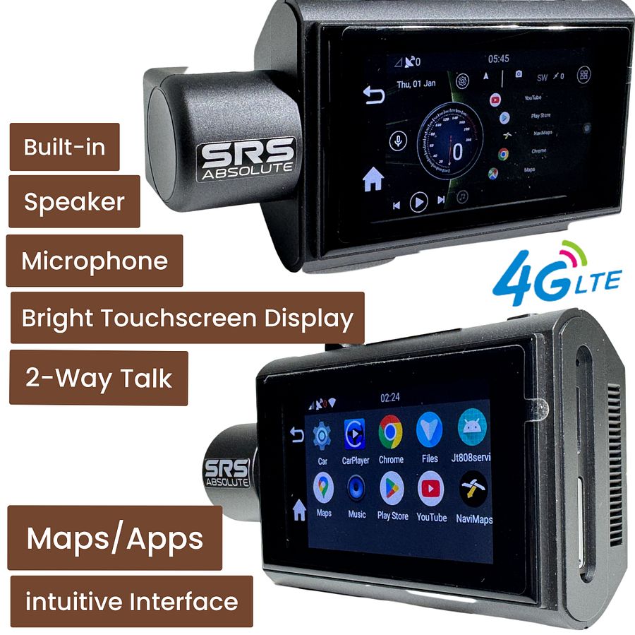 SRS ABSOLUTE 2K 4G DashCam| 24×7 Remote Audio-Video Monitor | Download/Playback/Livestream| GPS Tracking | Geo-Fence | Hyper Lapse | G-Sensor| Motion Sensor| 1TB MicroSD support (1 Channel S2 2K 4G) product image (4)