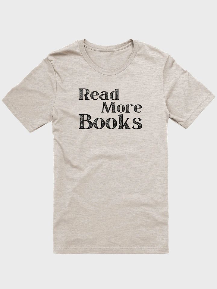 READ MORE BOOKS Offset Text Only T-Shirt product image (2)