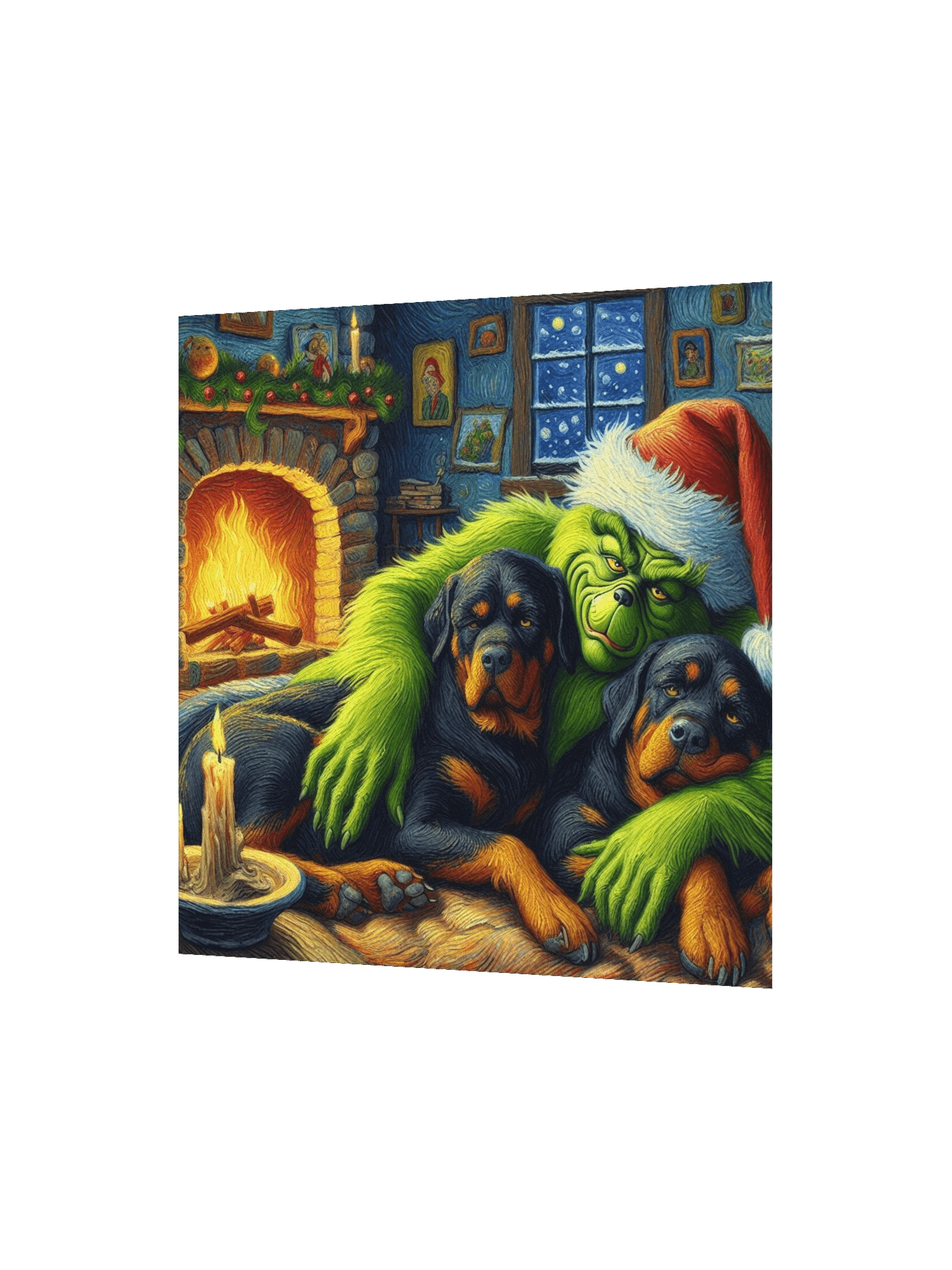 Grinch who stole Rottweilers Matte Poster product image (6)