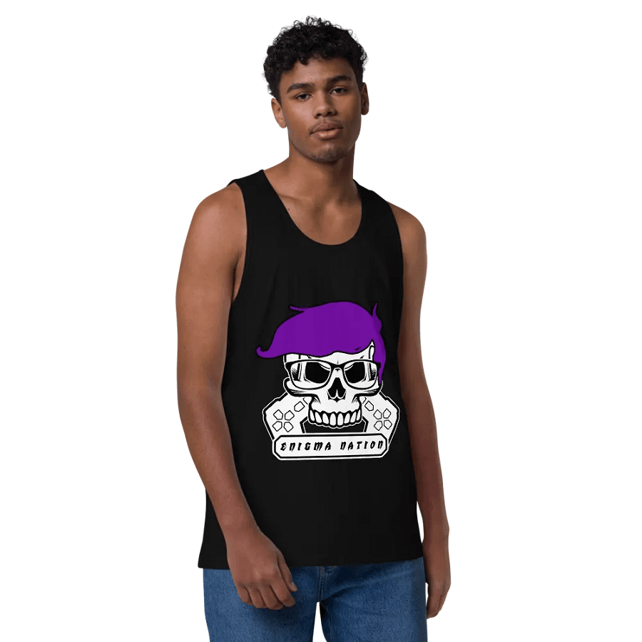Enigma Nation Cotton Heritage Men's Premium Tank Top (PRINTED) product image (20)