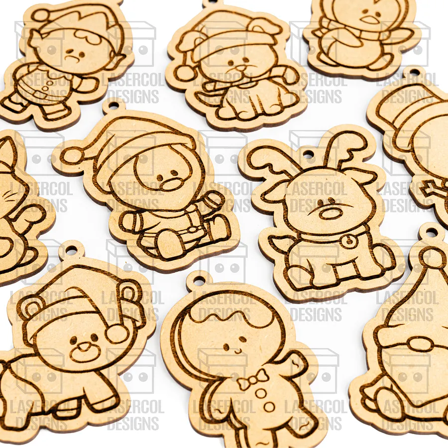 Christmas Ornaments - Laser Cut Files product image (5)