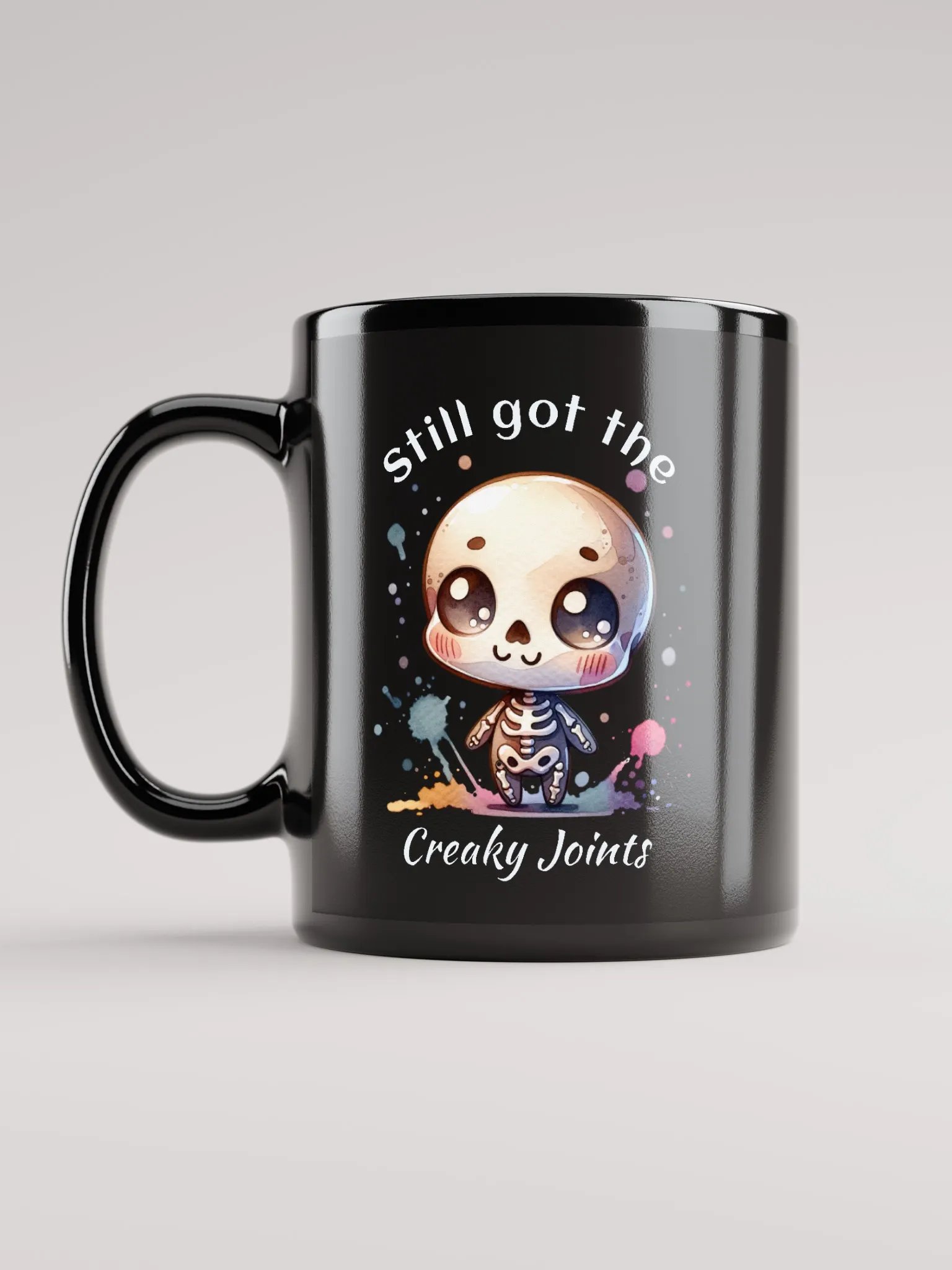 Still got the creaky joints: black 11 oz mug product image (6)