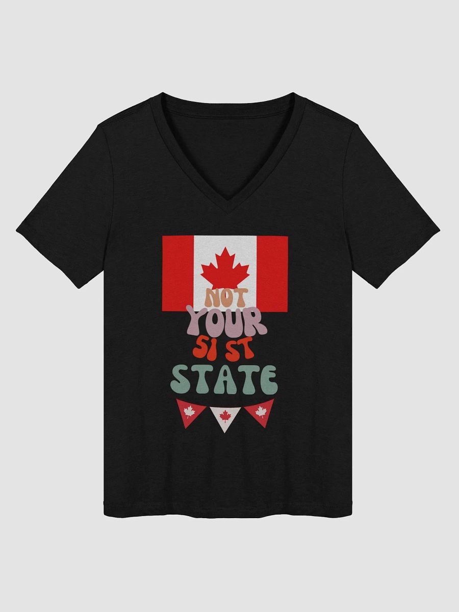 Canadian Flag Statement V-Neck Tee product image (14)