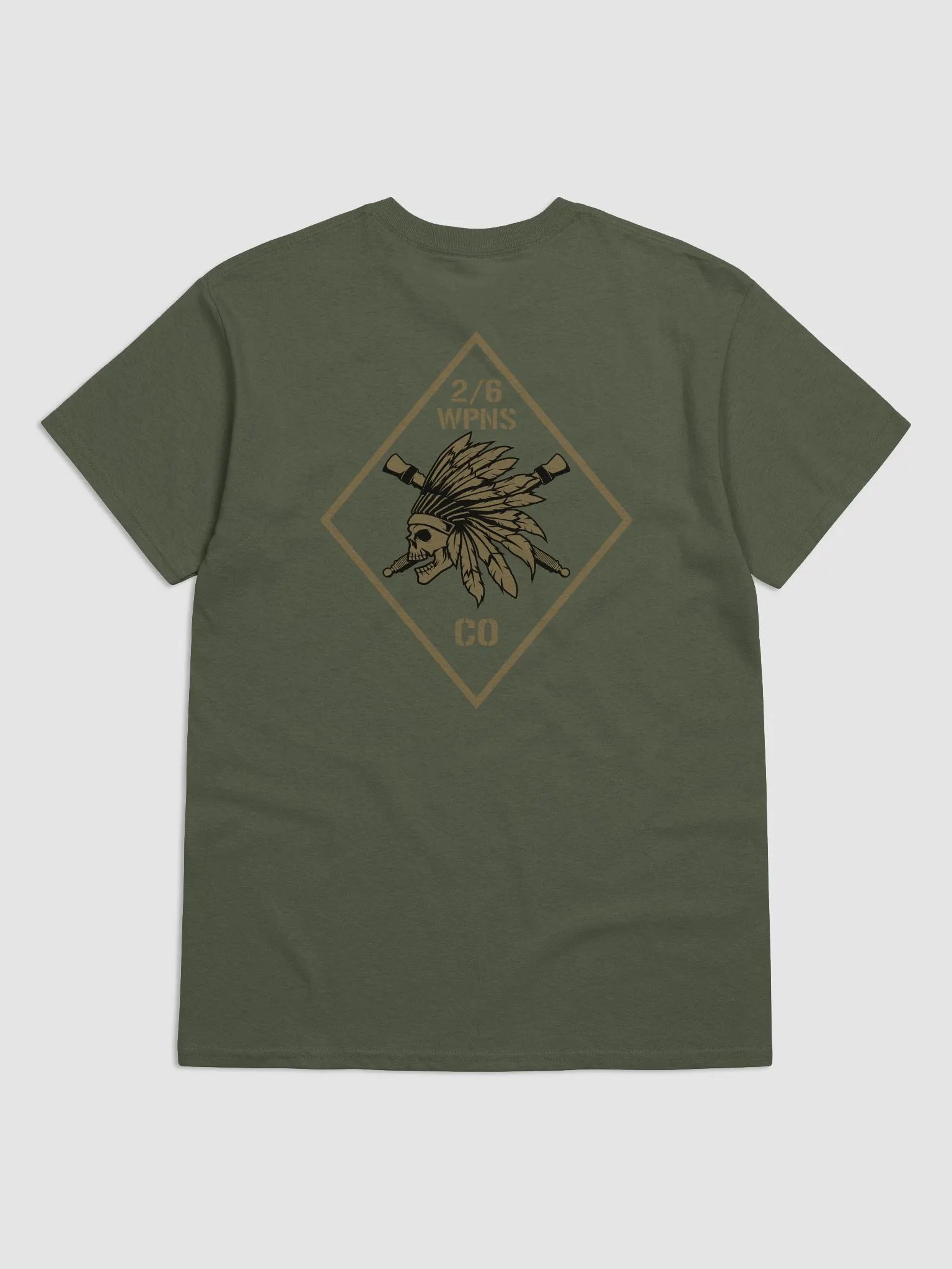 Tactical Collection - FDE Logo on OD Green Shirt product image (2)