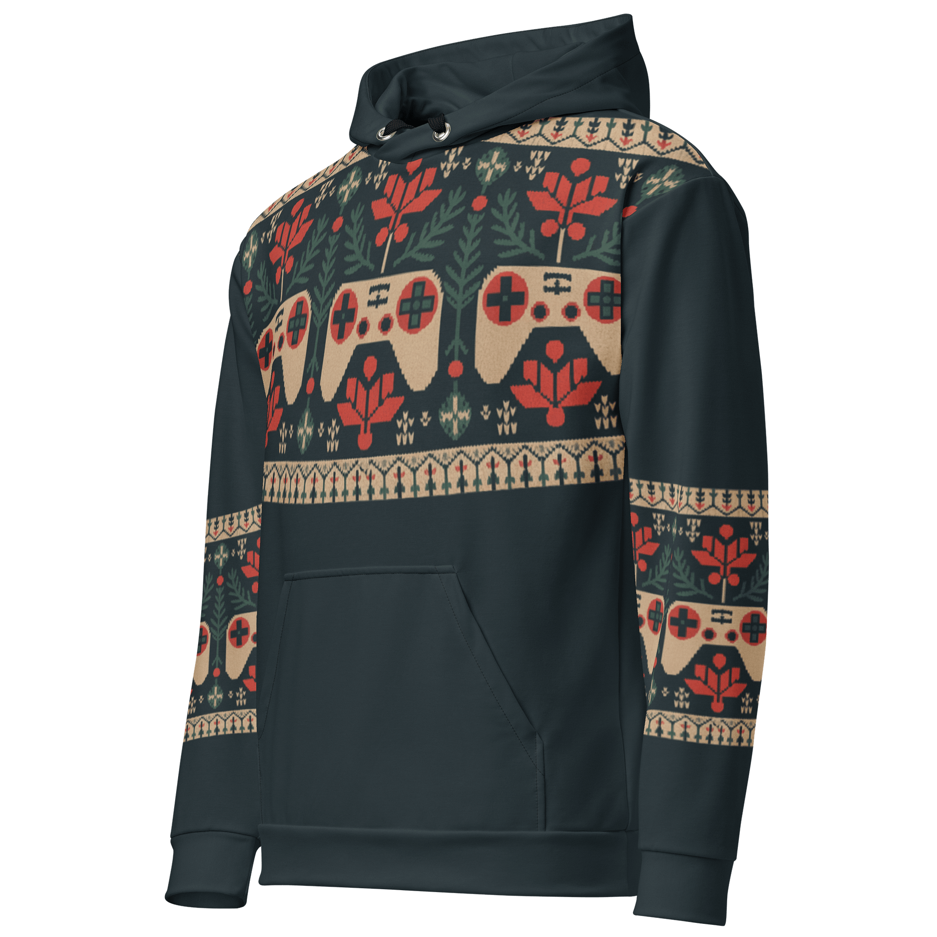 Retro Gamer Christmas Holiday Hoodie product image (3)