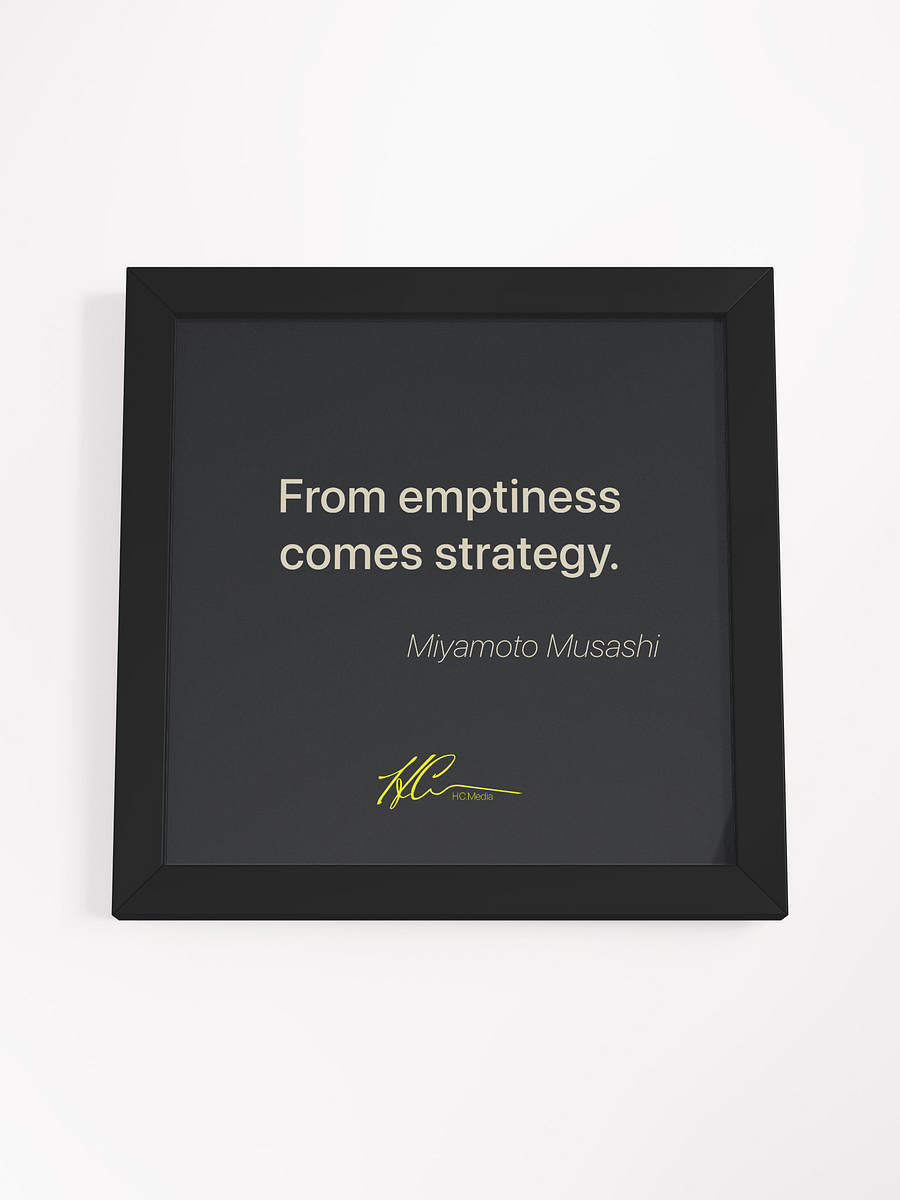 Miyamoto Musashi Q4 - Framed Poster product image (4)