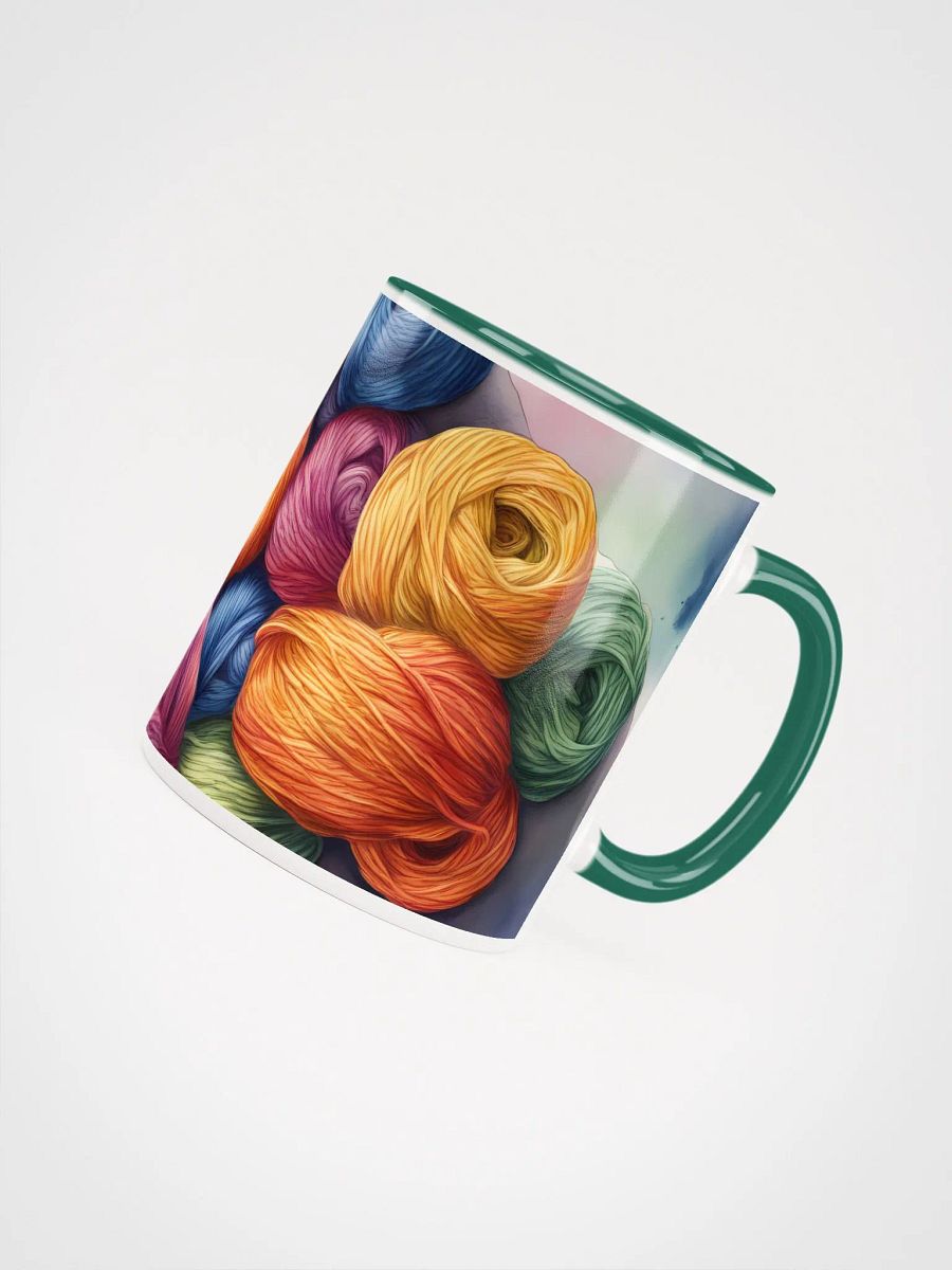 Yarning Good, Ceramic Mug with Color Inside product image (4)