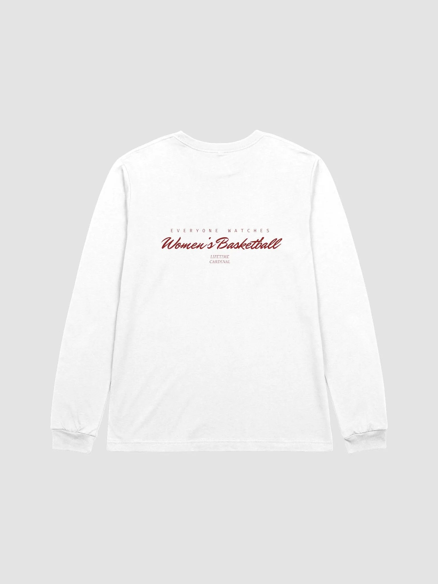 Everyone Watches Women's Basketball Long Sleeve - Modern Logo product image (2)
