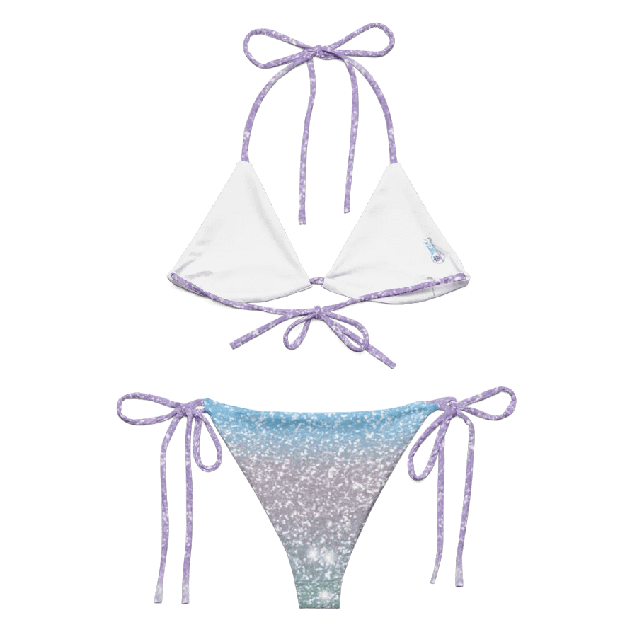 Glitter Unicorn Texture Design String Bikini (6) product image (2)
