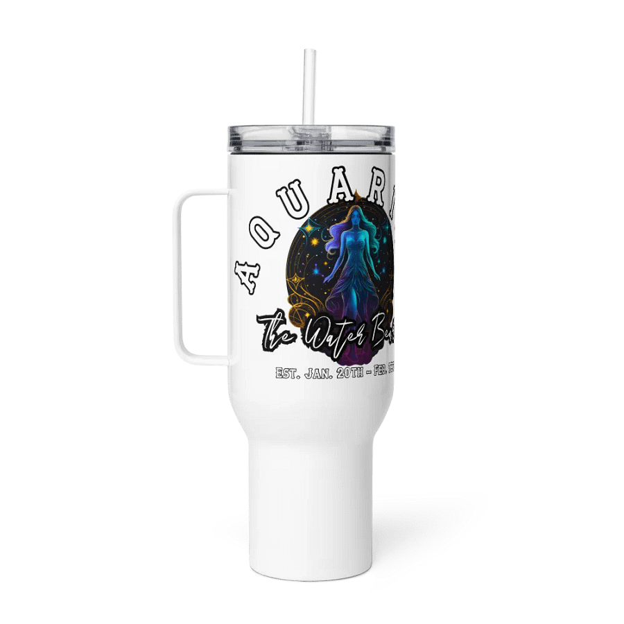 Aquarius - Zodiac Travel Mug w/ Handle product image (6)