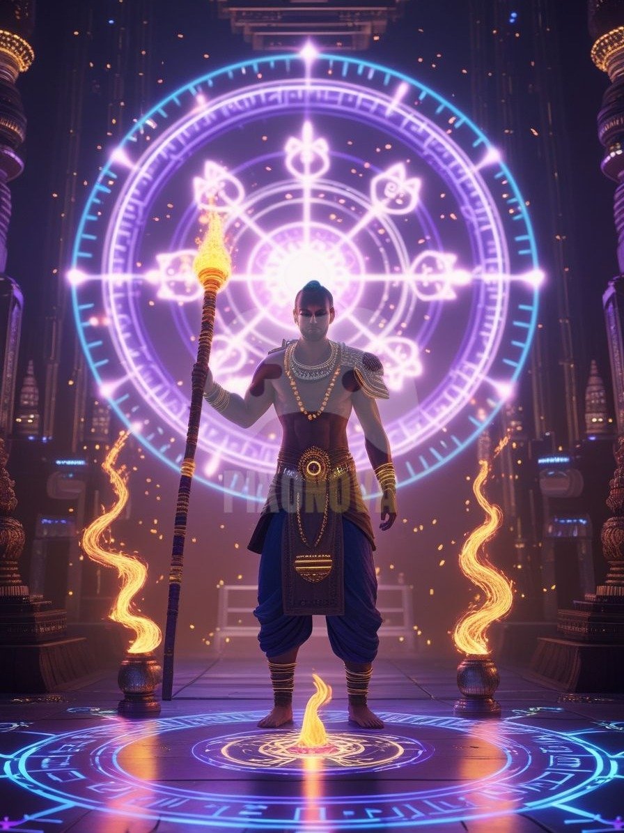 Mana Burn Ritual | Digital Poster (896 x 1344 px, PNG + PDF) product image (3)