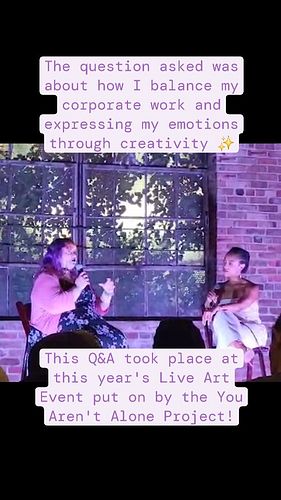 I was so honored to have a spot in this year's Live Art Event, put on by the @youarentaloneproject here in Baton Rouge! At th...