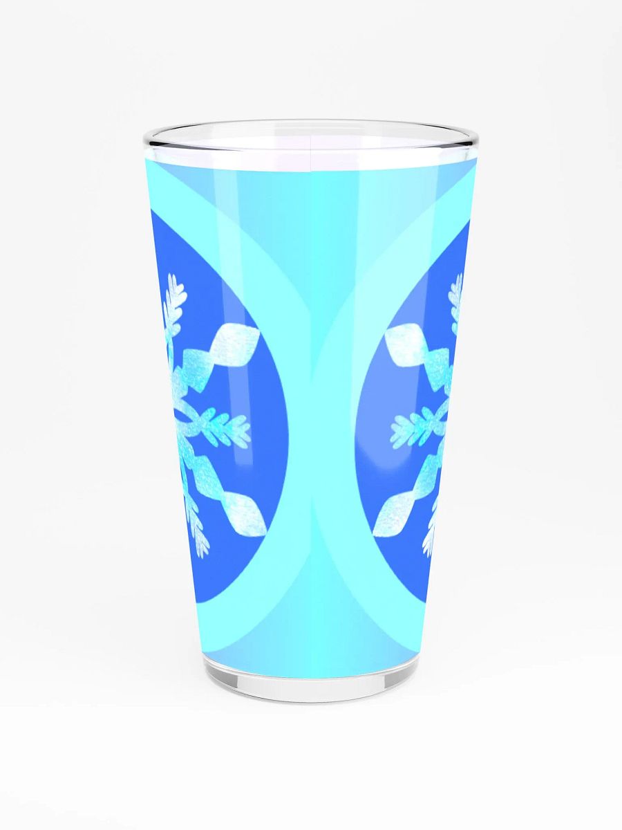 snowflake glass cup product image (3)