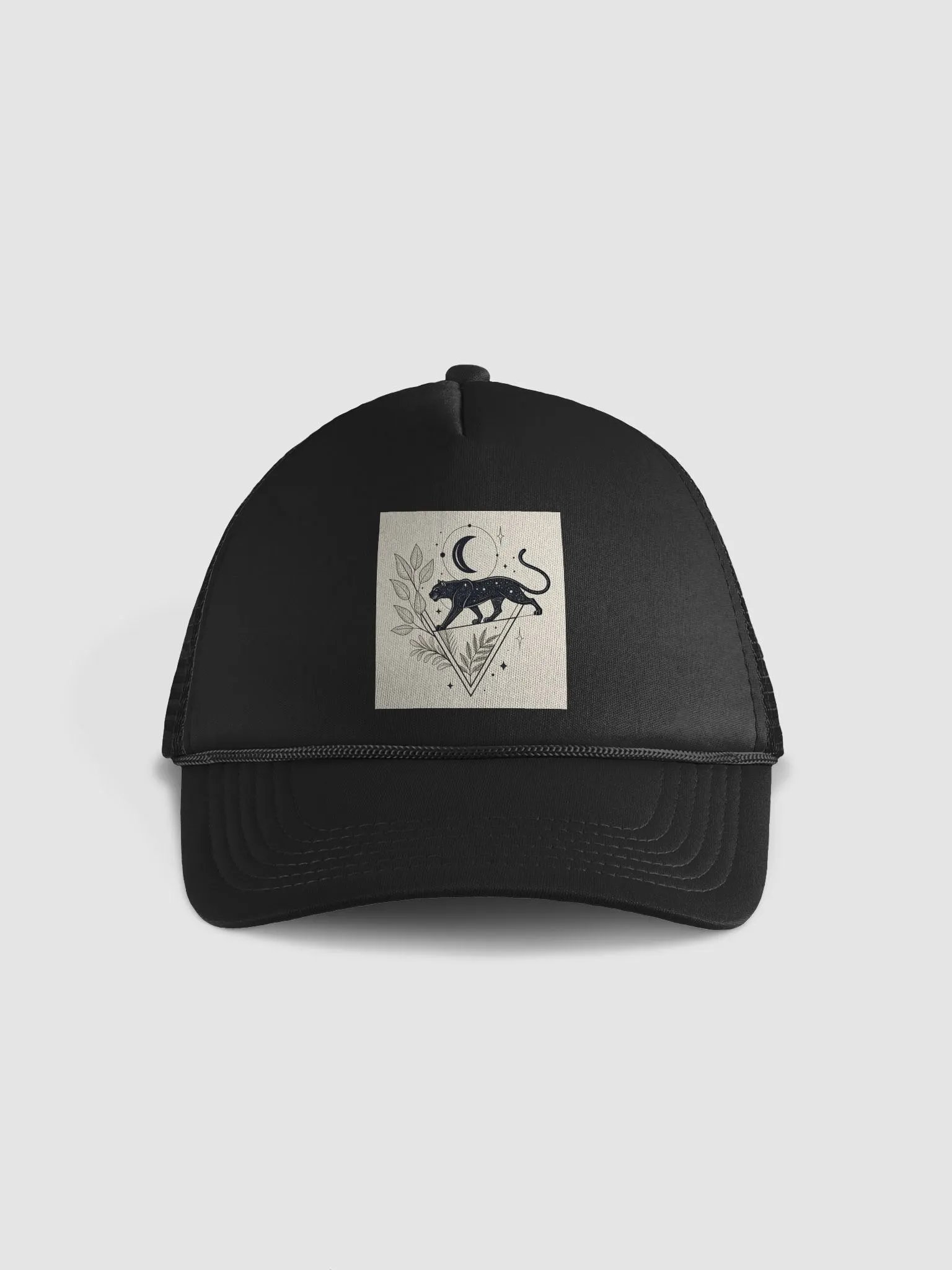 Celestial Panther Foam Trucker Hat product image (2)