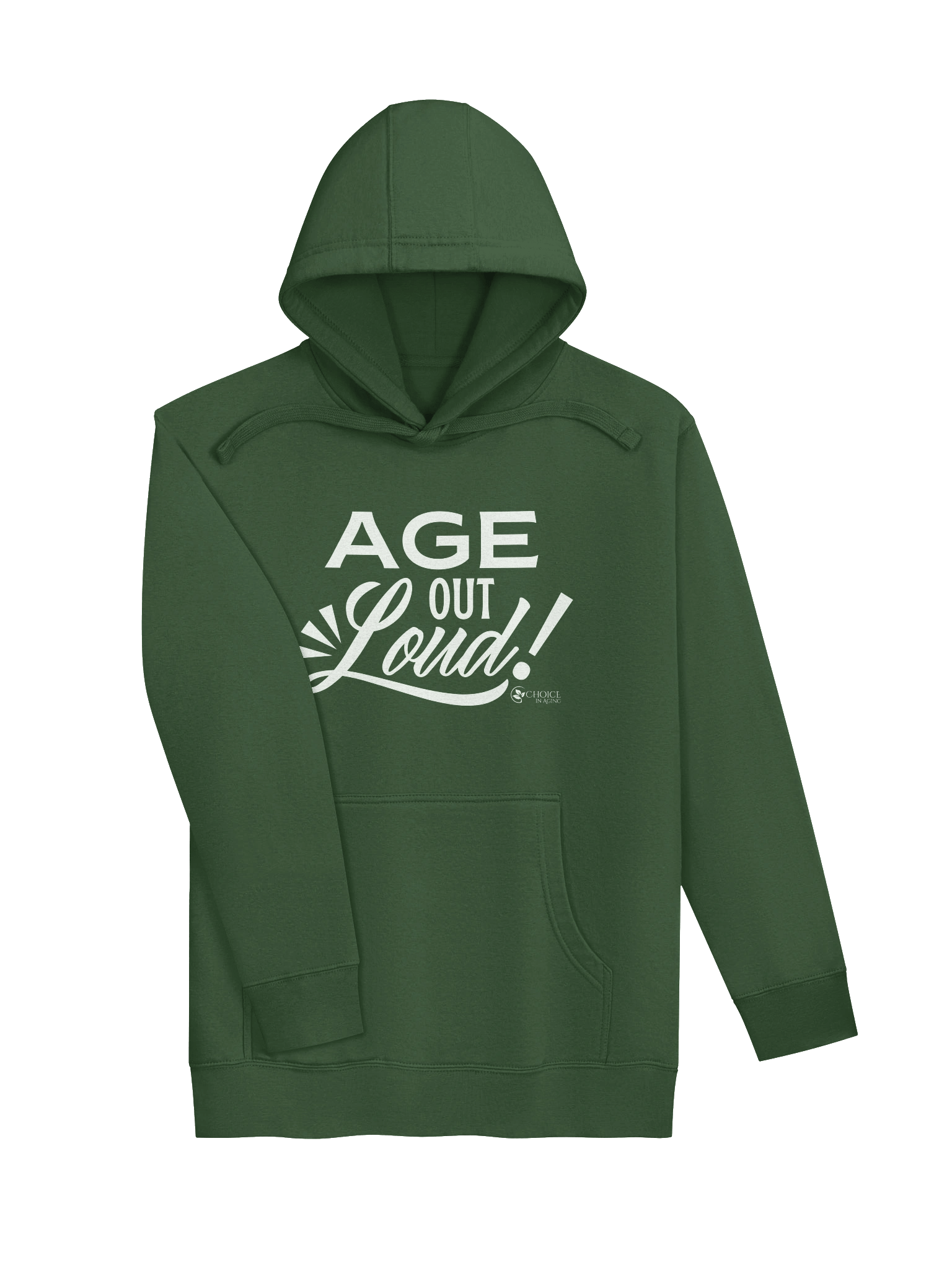Unisex Premium Hoodie by Cotton Heritage - "Age Out Loud" product image (23)