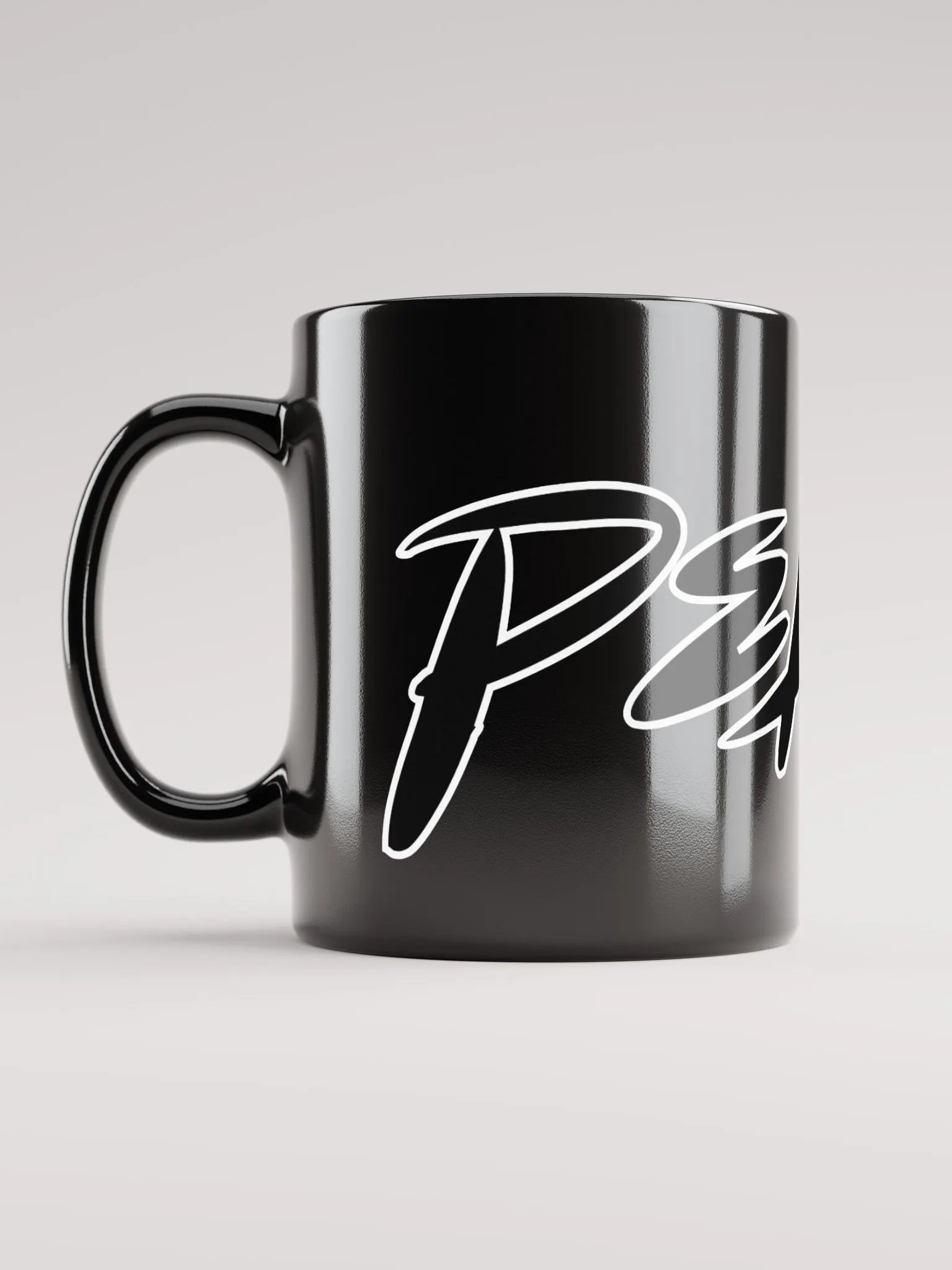 Peace - Keep It Simple - Black Glossy Mug product image (2)