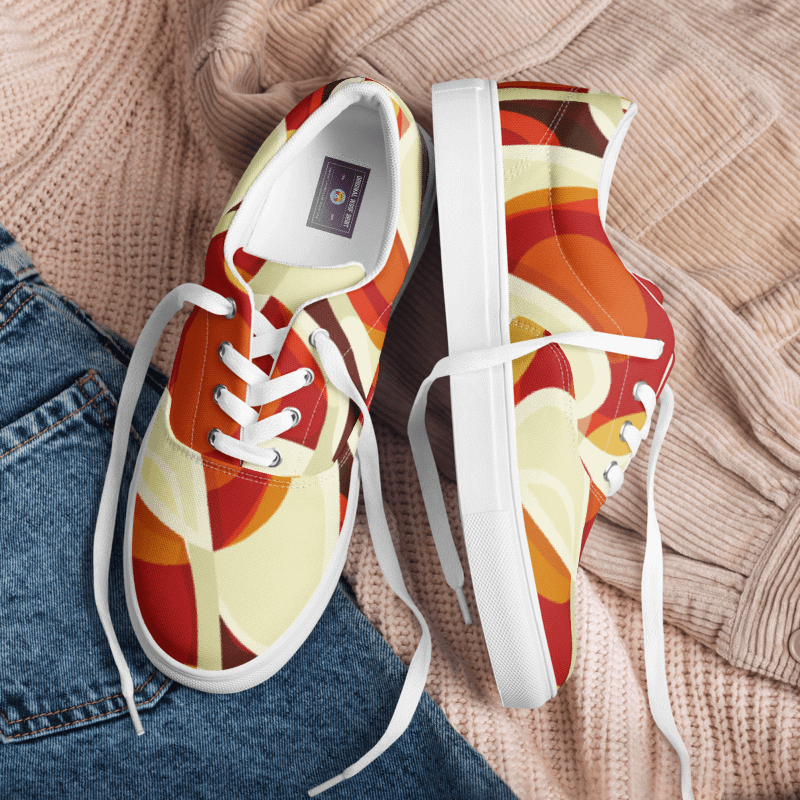 Sunset Fiesta | Men's Lace-Up Canvas Shoes product image (5)