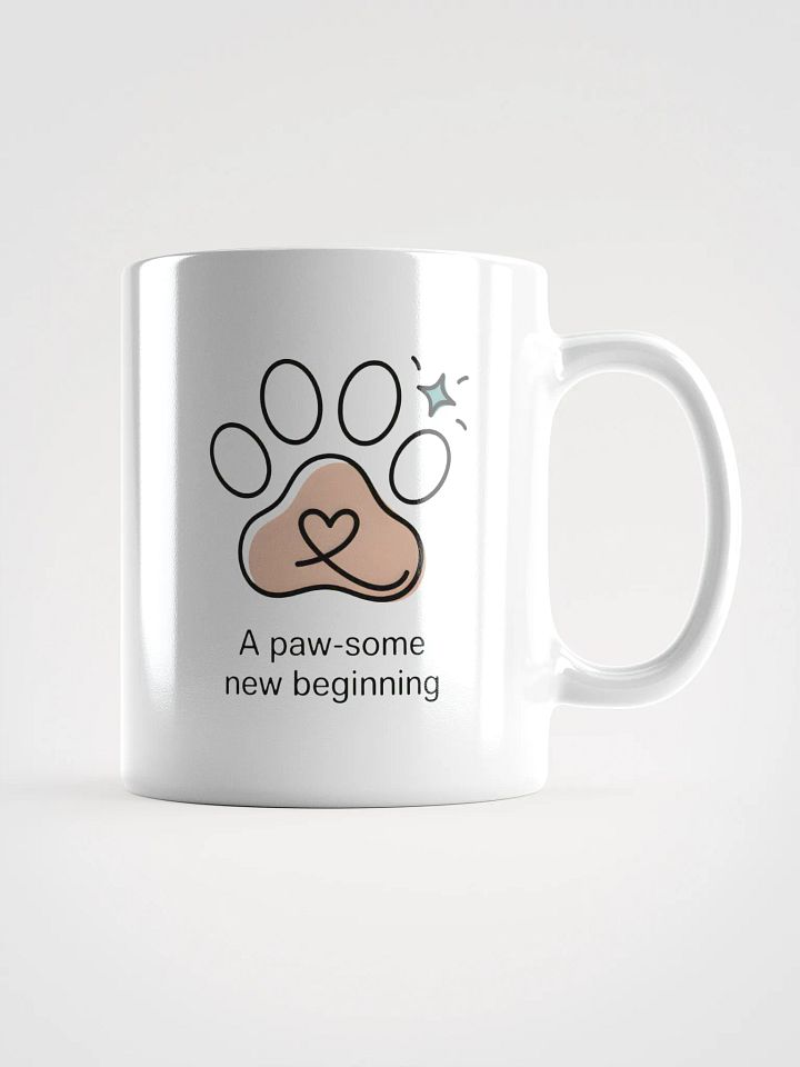 A Paw-some New Beginning Mug | Pet Adoption Gift Mug product image (1)