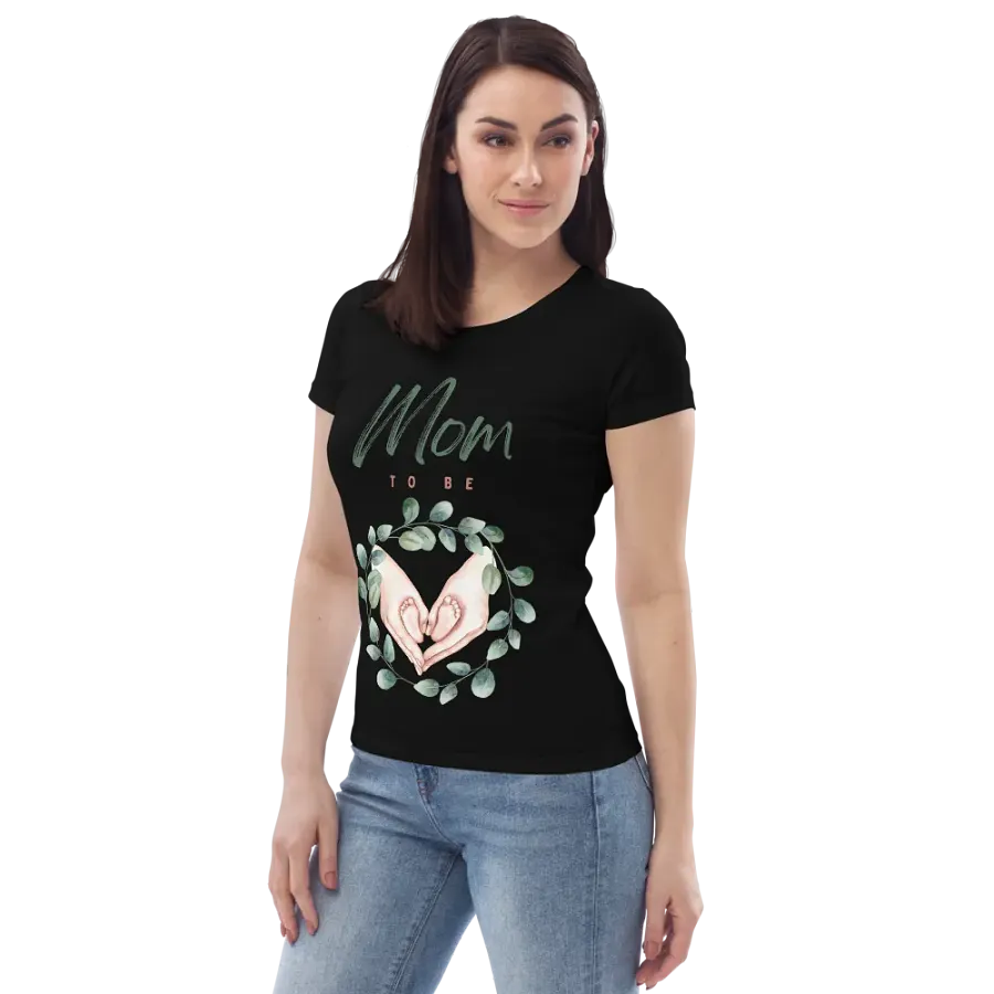 Mom-To-Be Watercolor Love Tee product image (7)