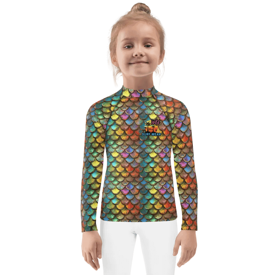 Wild Dragon Scale Kids Rash Guard #2 product image (3)