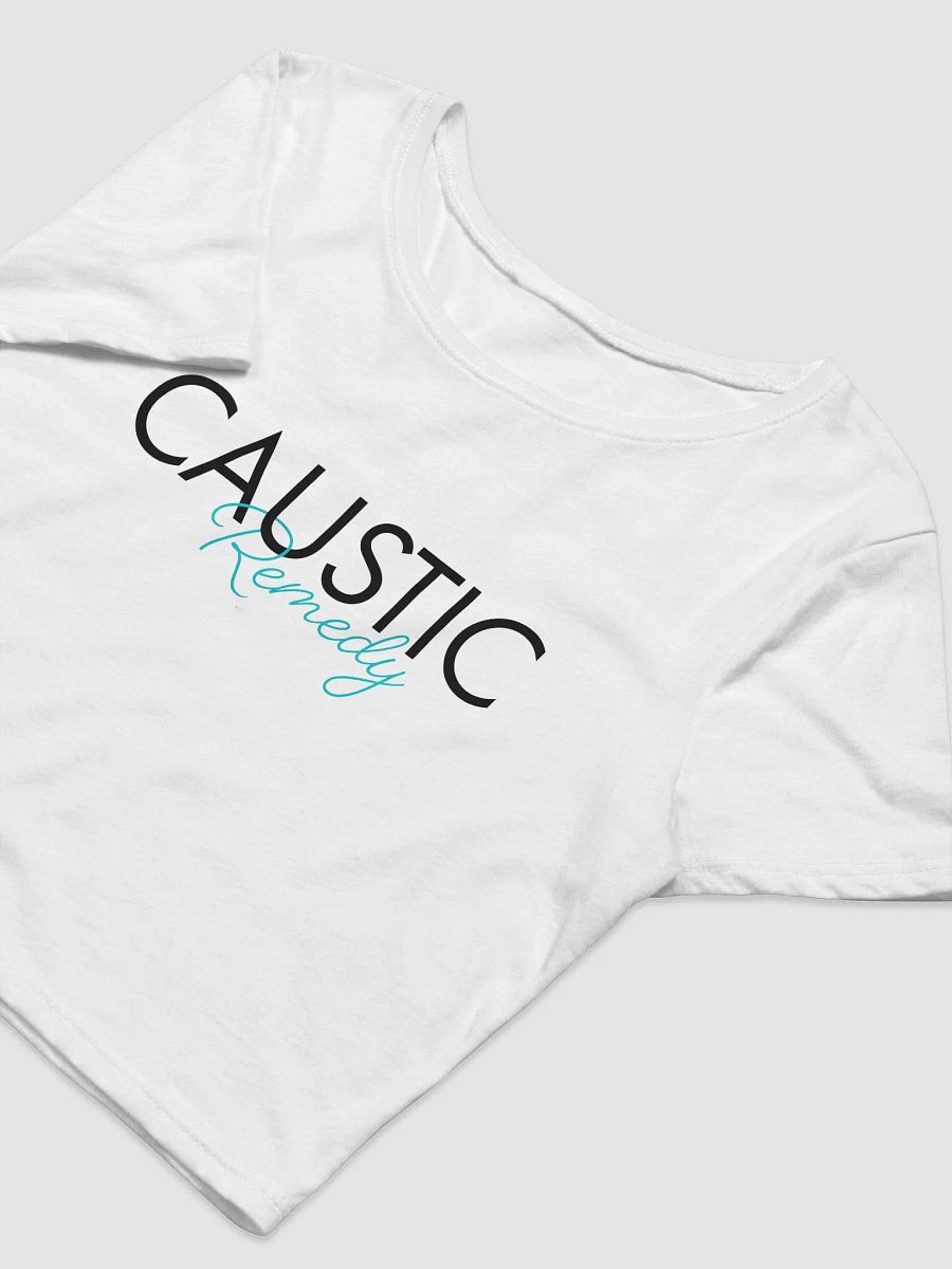 Caustic Remedy Cropped Tee (White) product image (3)
