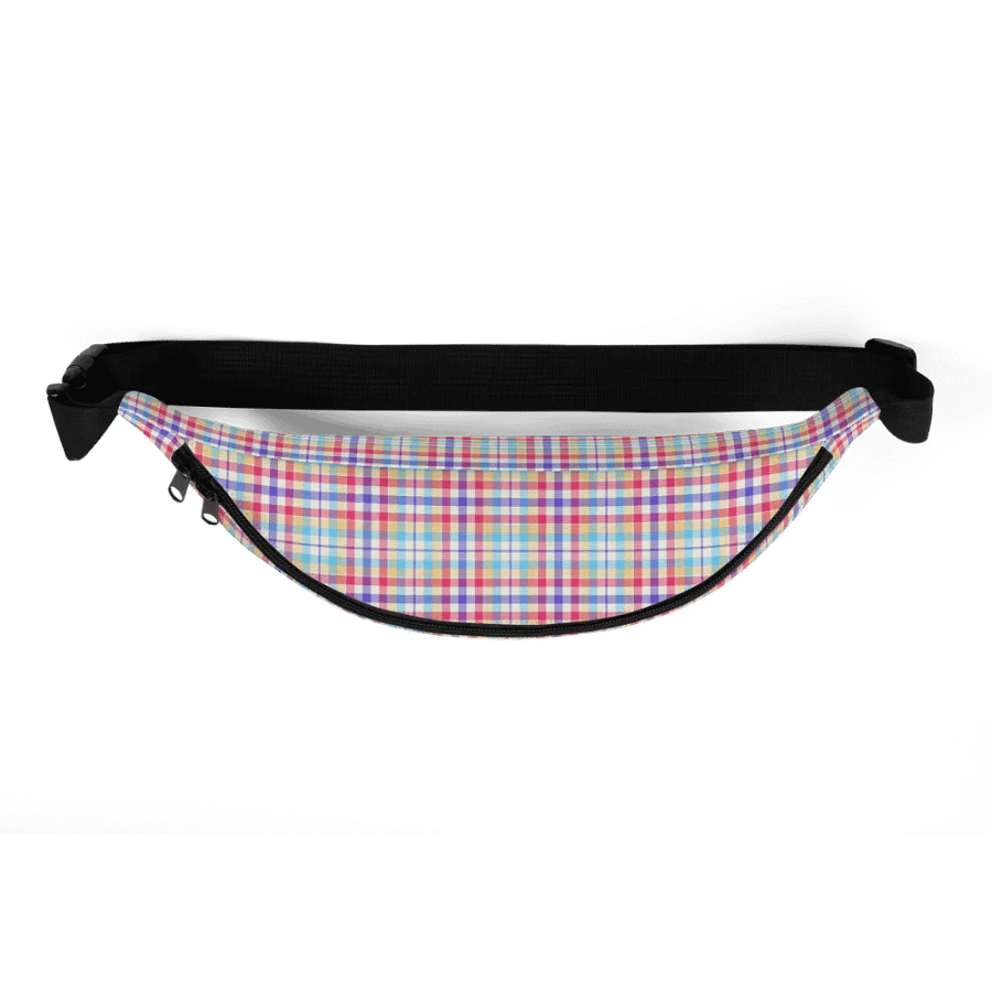 Purple, Pink, and Blue Plaid Fanny Pack product image (5)