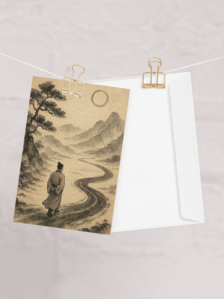Journey Along the Way: Greeting Postcard product image (3)