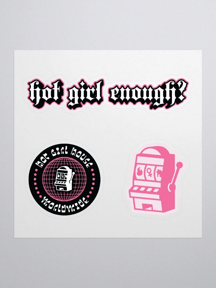 Hot Girl House Mini Sticker Set product image (1)
