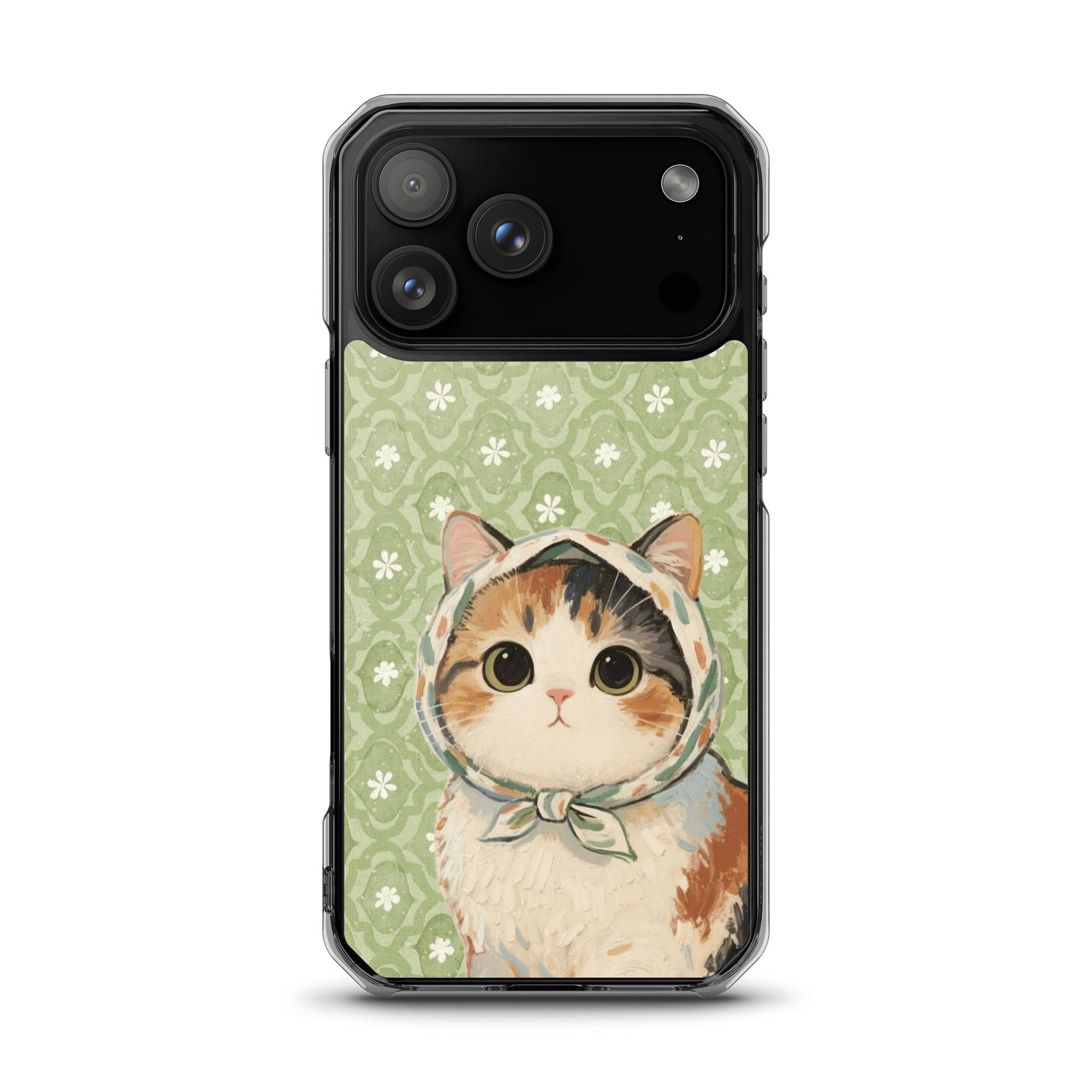 cat eyes green MagSafe® iPhone® Clear Case iphone 17 max pro product image (1)