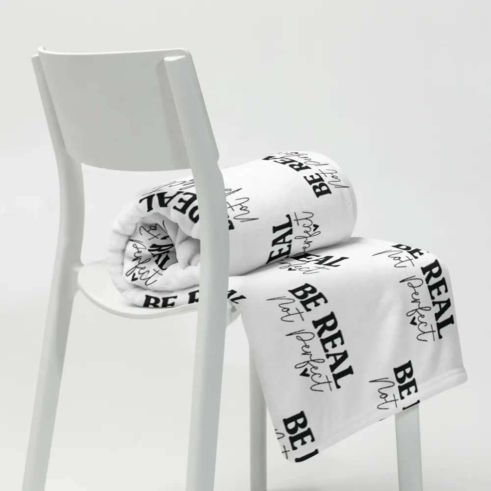 Be Real Not Perfect Blanket product image (8)