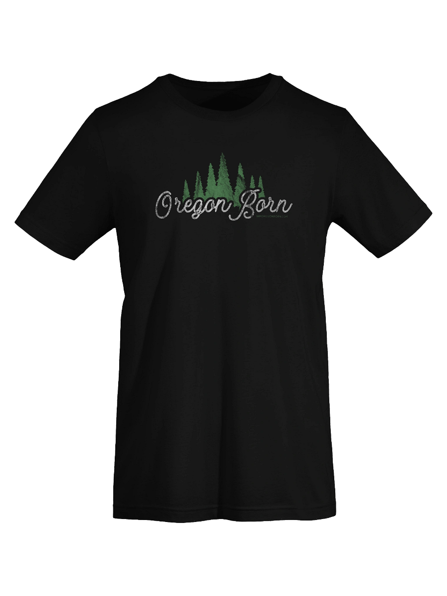 Oregon Born with Trees T-Shirt product image (4)
