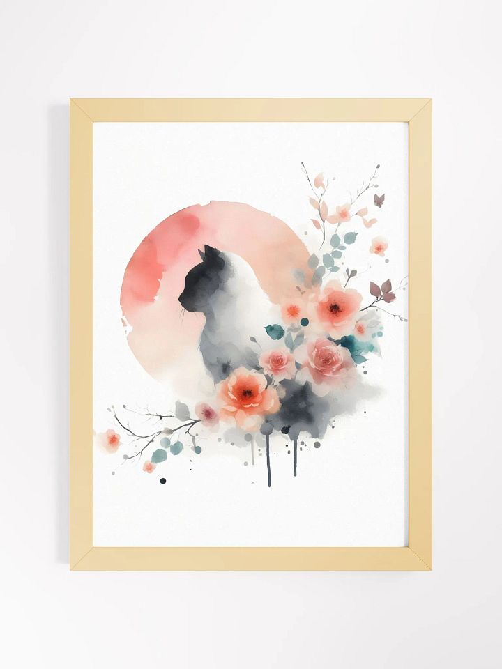 Dreamy Cat & Blossoms - Wall Art product image (2)