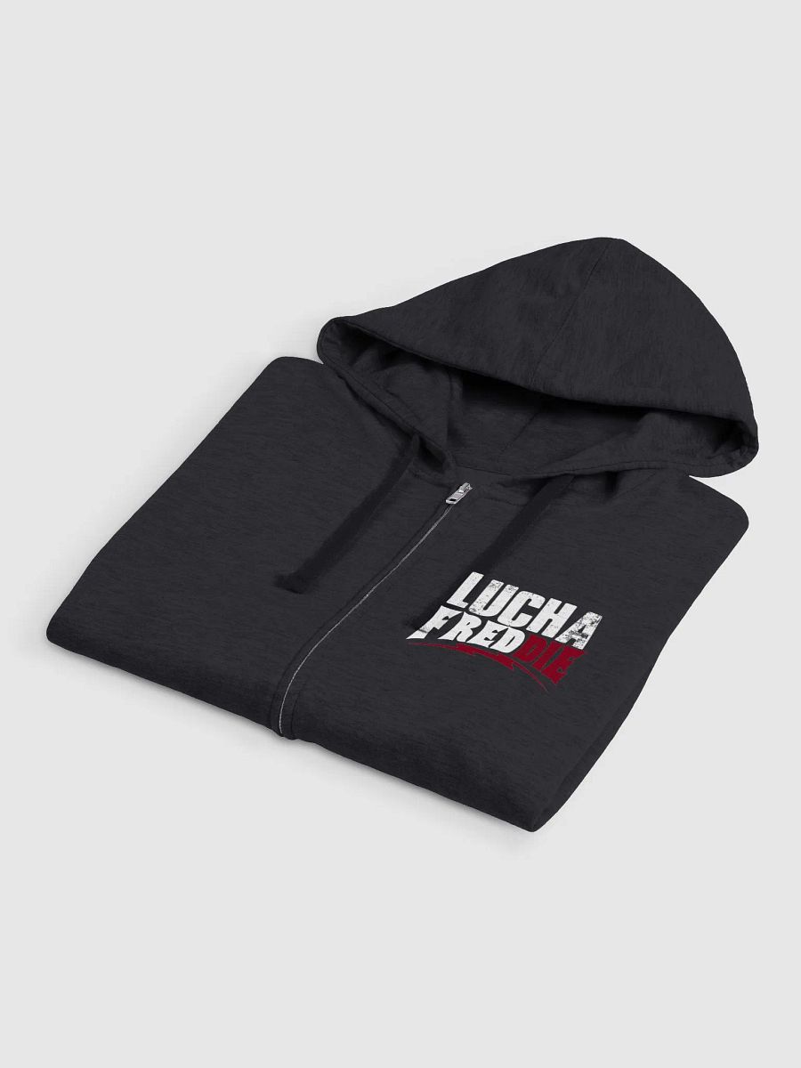 LuchaFredDIE gravestone zip hoody - front & back print product image (3)