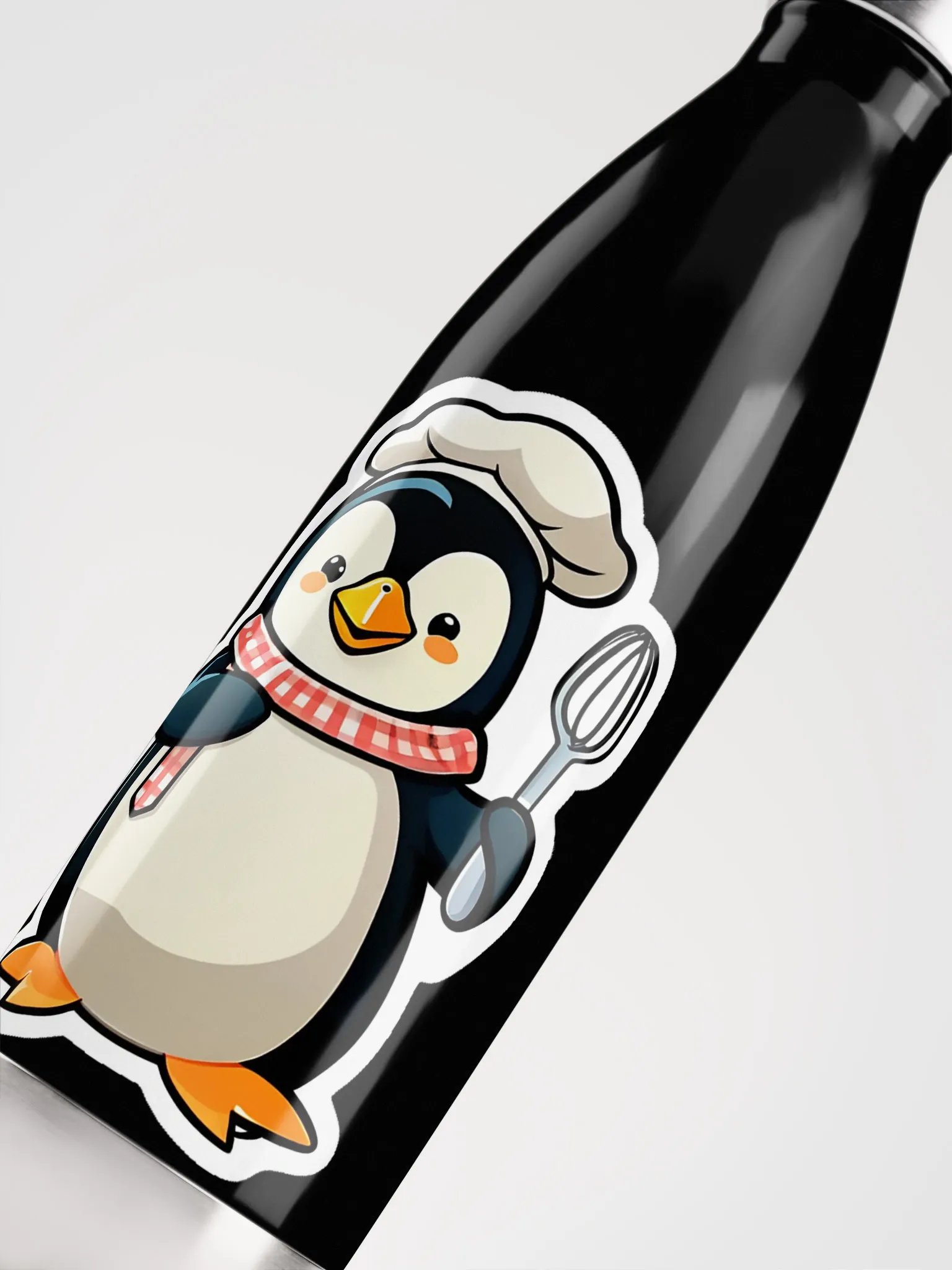 Whisking Penguin Stainless Steel Water Bottle product image (10)
